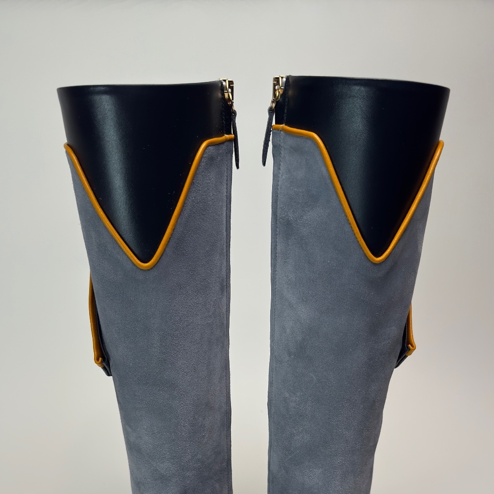 Gray Suede Boots - image 3